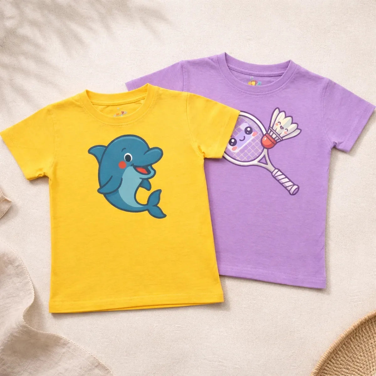 Dynamic Duo Tees - Lavender & Sunshine Yellow - MOD 11